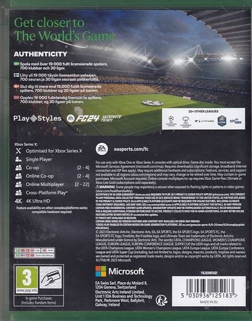 FC24 - PS4 (A-Grade) (Genbrug)